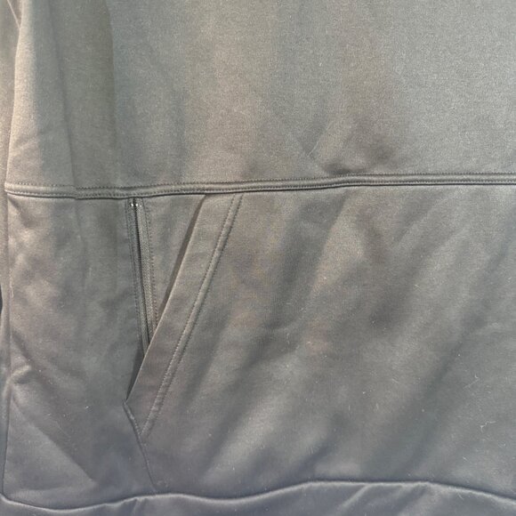 Nike Dri-Fit Standard Fit Black Hoodie Large Gray Camo Swoosh - Picture 3 of 6